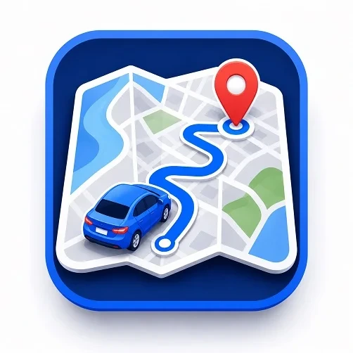 Driving test preparation icon