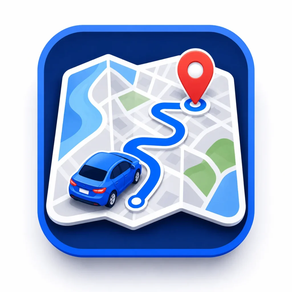 Driving test preparation icon