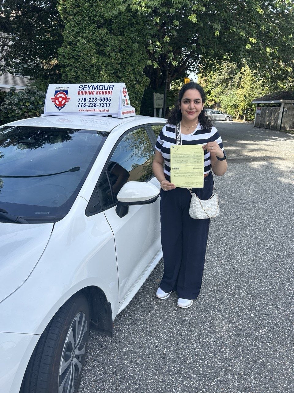 Reviews photo 4979140249384586529 y Zahra after passing her driving test