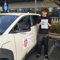 Cameron He passed today at first try after only 3 hours Driving lessons