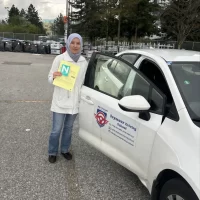 Fatemeh She passed on April 11th At first try