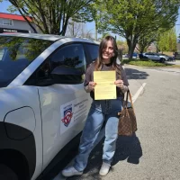 Stephanie April 23rd She passed road test successfully at first try